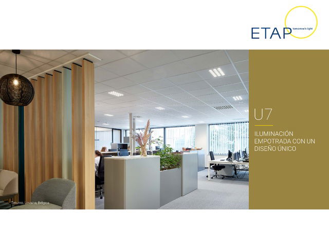 ETAP - U7: Iluminación Empotrada con un Diseño Único