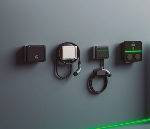 Simon SM30 y SM40 — Cargadores residenciales para vehículo eléctrico