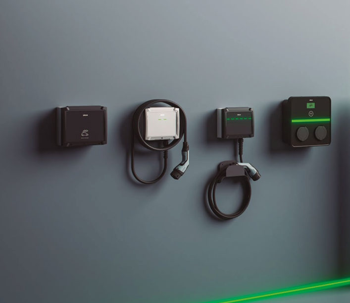 Simon SM30 y SM40 — Cargadores residenciales para vehículo eléctrico