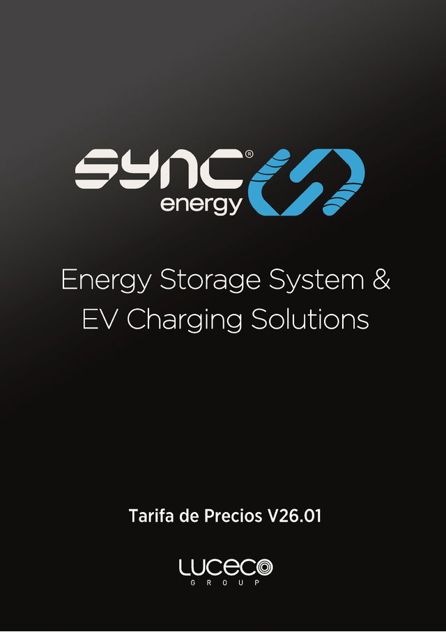 Sync Energy - Tarifa de Precios