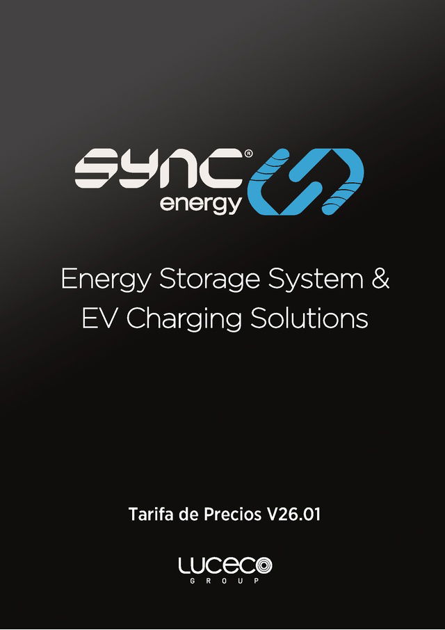 Masterplug: Tarifa de Precios