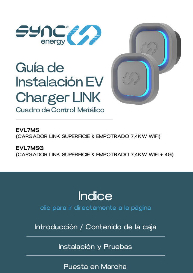 Manual LINK - Caja Control Metálica