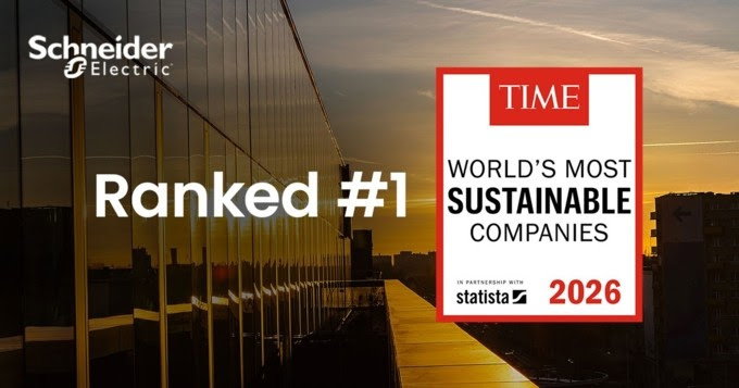 Schneider Electric reconocida como la compañía más sostenible del mundo por tercer año consecutivo por TIME Magazine y StatistaSchneider Electric reconocida como la compañía más sostenible del mundo por tercer año consecutivo por TIME Magazine y Statista