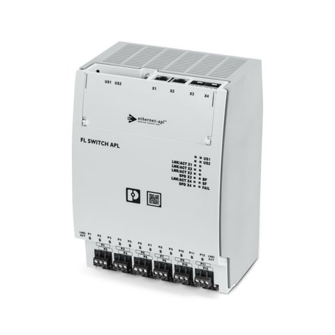 Nueva variante del switch Ethernet-APL con doce puertos: diseño compacto, homologaciones en todo el mundo