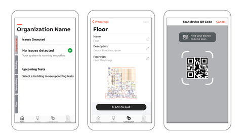 Naveo®Pro - votre système de surveillance intelligent pour gérer l'éclairage de secours avec une application mobile