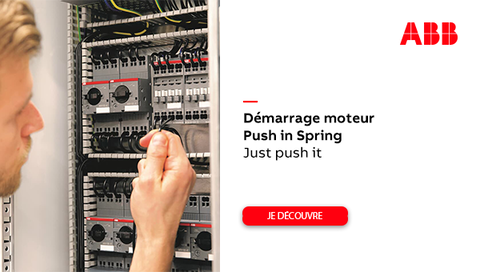 Solution de démarrage moteur Push-in Spring : jusqu'à 50 % de temps de câblage en moins