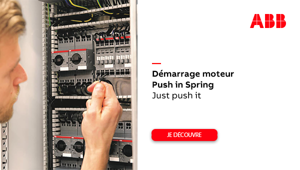 Solution de démarrage moteur Push-in Spring : jusqu'à 50 % de temps de câblage en moins