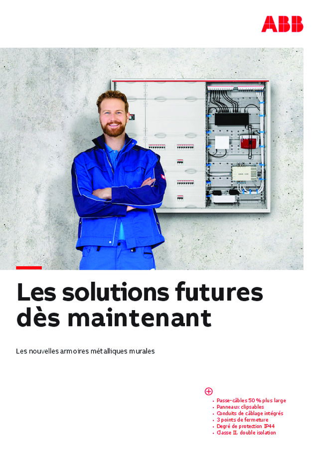 ComfortLine A : découvrez les nouvelles armoires métalliques murales IP44 d'ABB