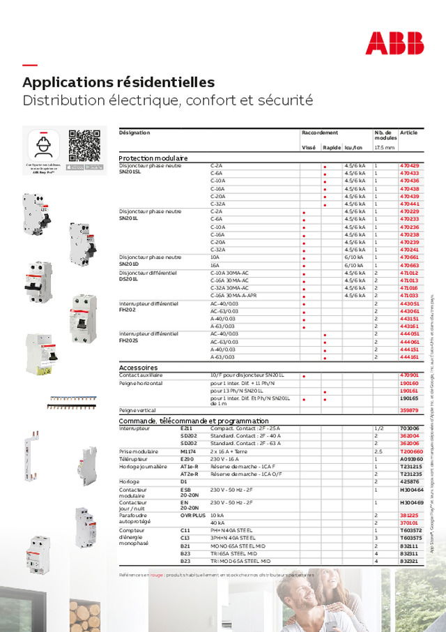 Applications résidentielles : distribution électrique, confort et sécurité