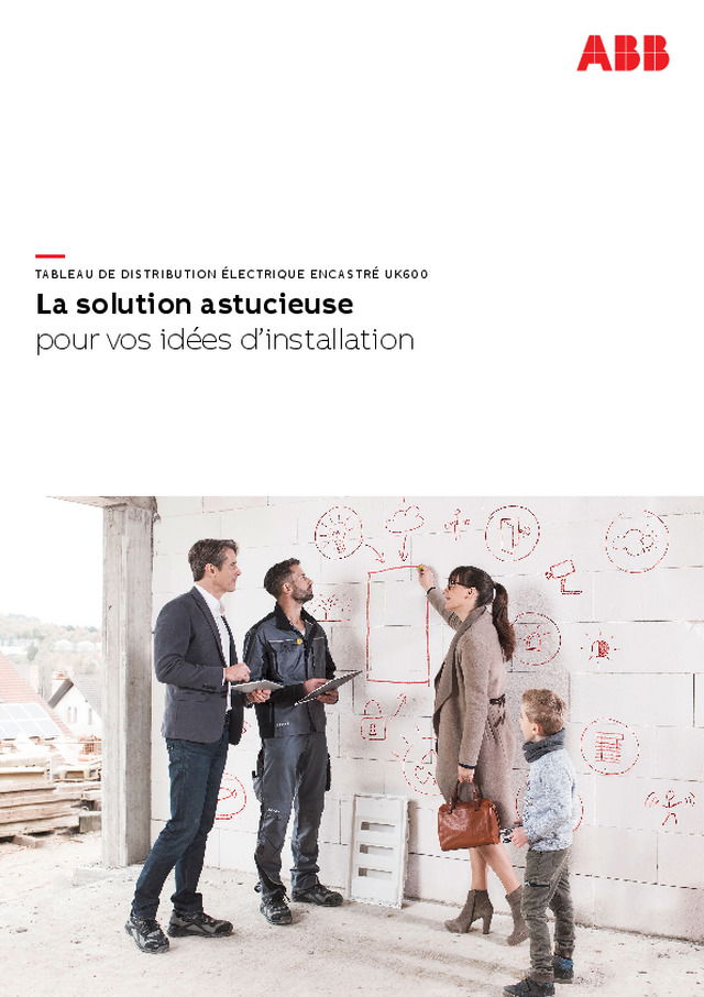 ABB - TABLEAU DE DISTRIBUTION ÉLECTRIQUE ENCASTRÉ UK600