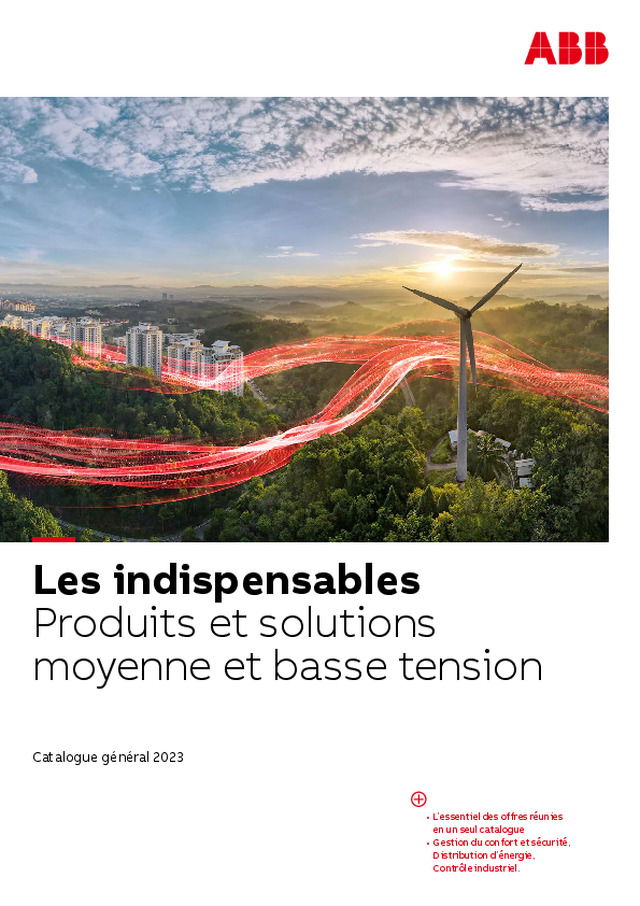 ​Produits et solutions moyenne et basse tension : le nouveau catalogue « Les Indispensables » 2023 est arrivé !