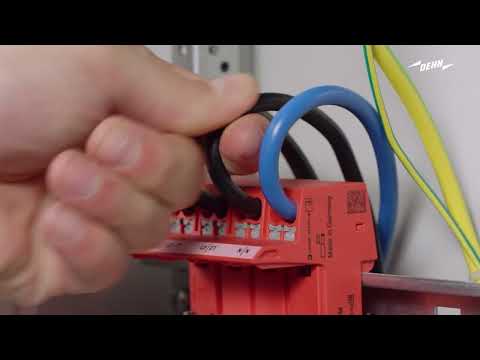 Installation du parafoudre de type 2 DEHNguard MP