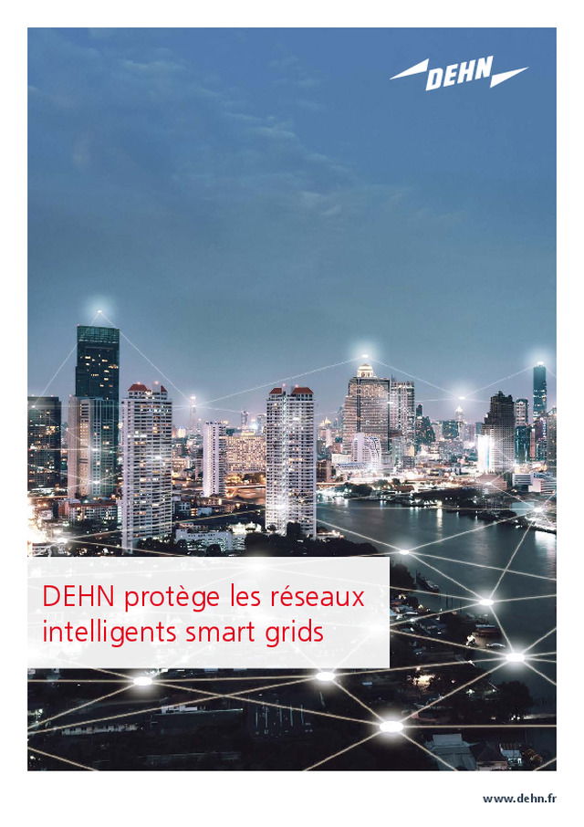 Foudre et surtension : DEHN protège les smart grids (réseaux intelligents)