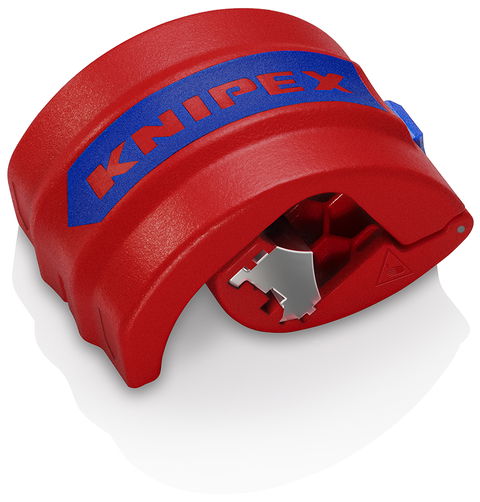 KNIPEX BiX® : Coupe-gaine exclusif pour les gaines IRL et différents tubes en plastique de 20 à 50mm de diamètre.