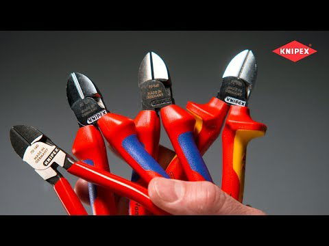 X-Cut® Pince coupante de côté à forte démultiplication isolées par gaines bi-matière, certifiées VDE chromée 160 mm