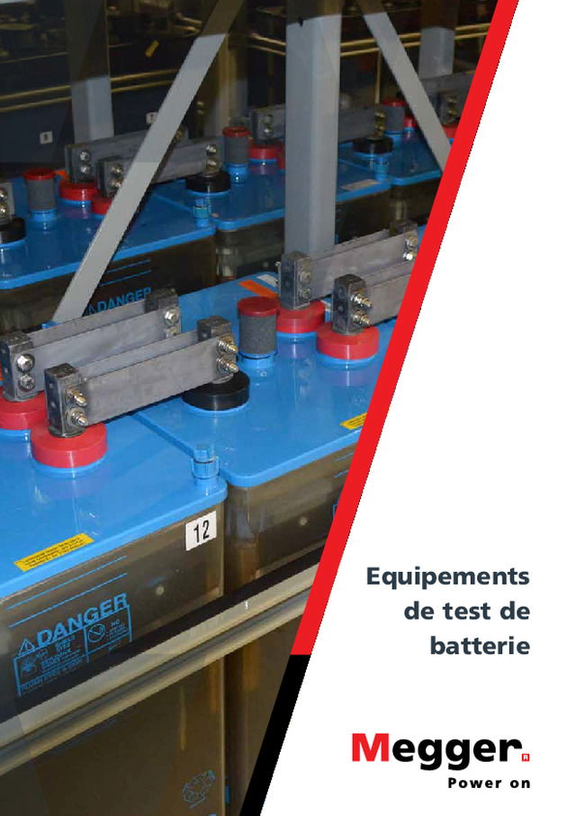 Équipements de test de batterie d'accumulateurs