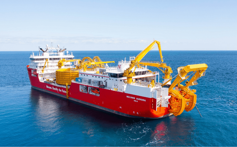 Câble : Nexans franchit un cap historique en interconnectant les réseaux électriques français et irlandais