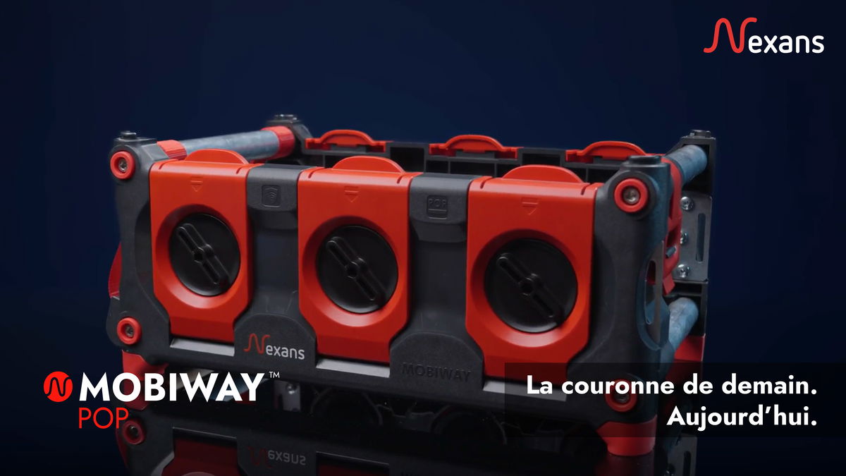 Le transport et la pose des fils facilités avec MOBIWAY POP