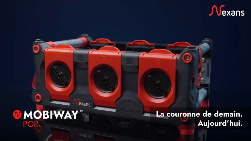 Le transport et la pose des fils facilités avec MOBIWAY POP