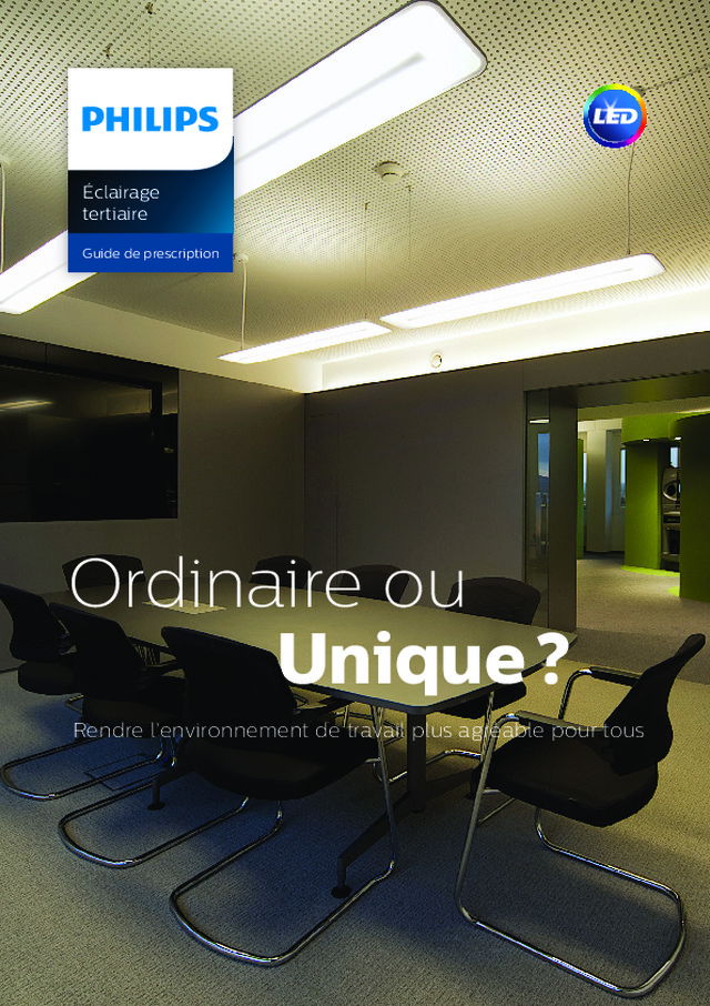 Catalogue Philips éclairage tertiaire