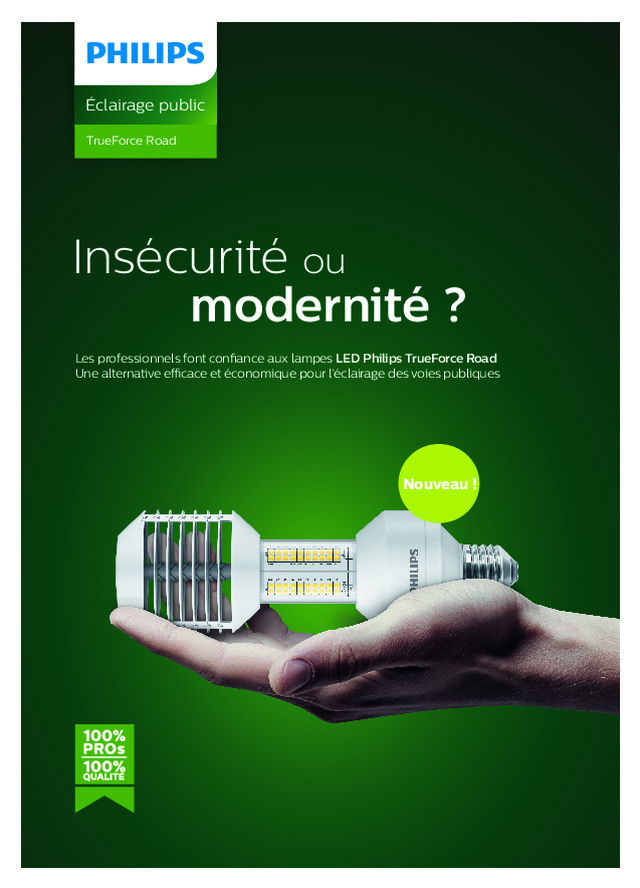 Catalogue Philips Eclairage public TrueForce Road