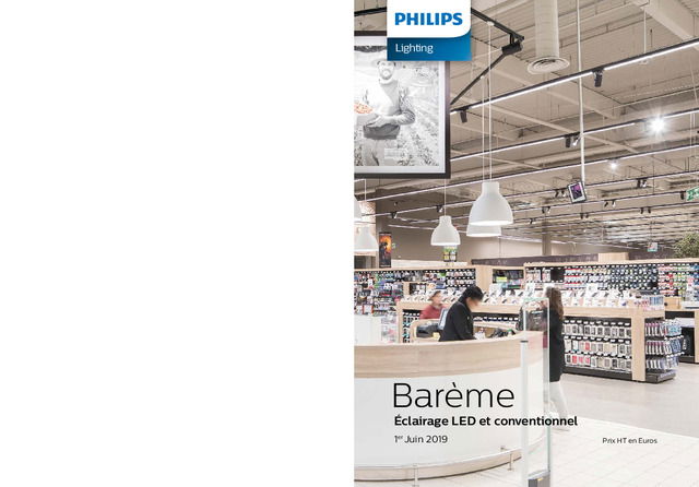 Barème Philips LED et Conventionnel