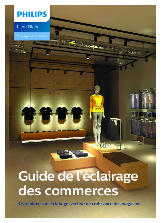 Nouveau guide d’application pour l’éclairage des commerce