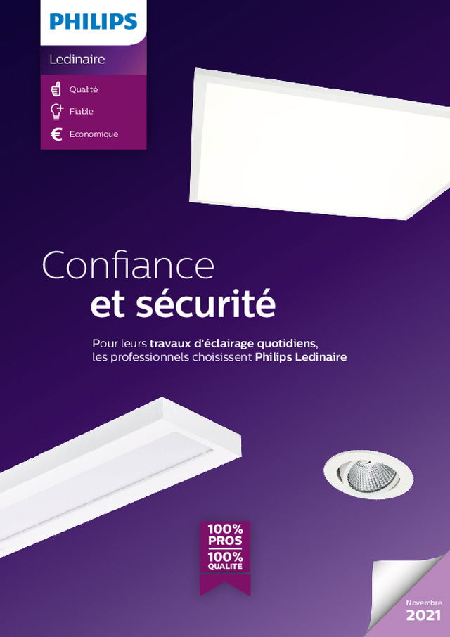 Philips Ledinaire : alliez performance et économies pour vos travaux d'éclairage quotidiens - Nov 2021