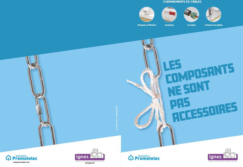 Cheminement de câbles et composants : IGNES et l’association Promotelec rappellent les bonnes pratiques