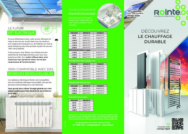 DÉCOUVREZ LE CHAUFFAGE DURABLE