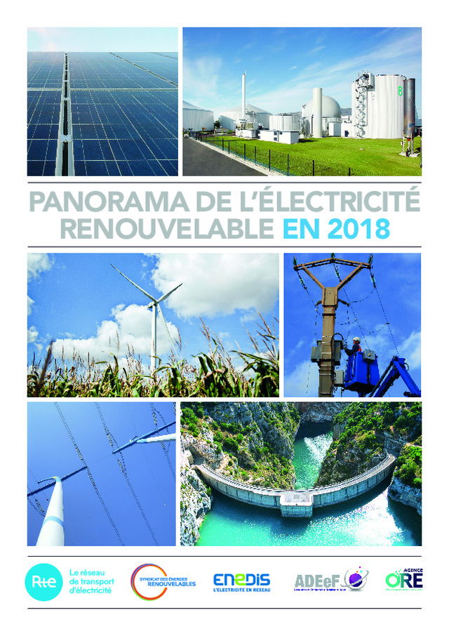 Panorama de l'électricité renouvelable en 2018