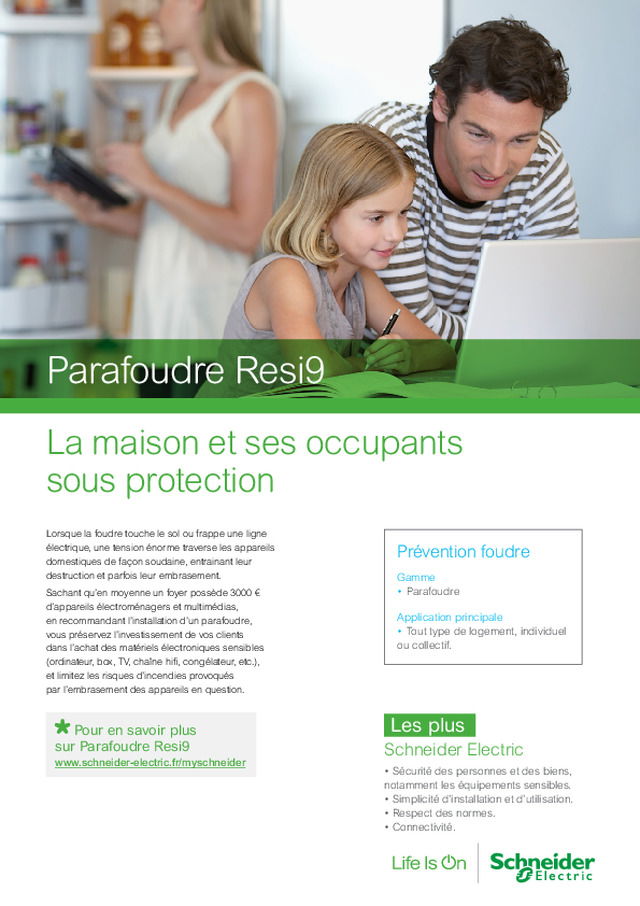 Catalogue Schneider Parafoudre Resi9