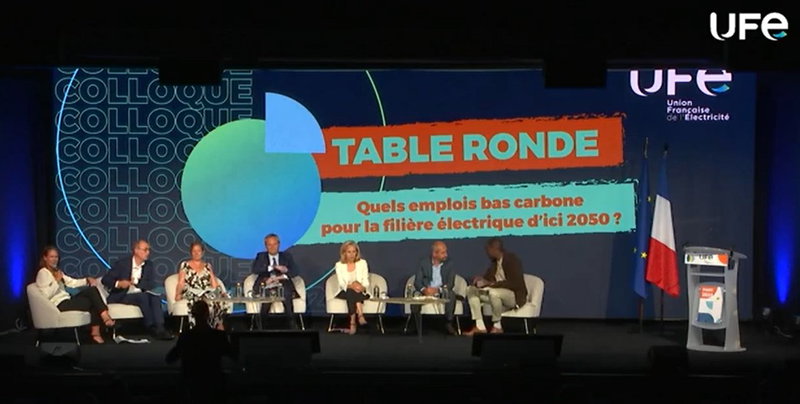 « Quels emplois bas carbone pour la filière électrique d’ici 2050 ? » : les conclusions de la table ronde lors du Colloque de l'UFE