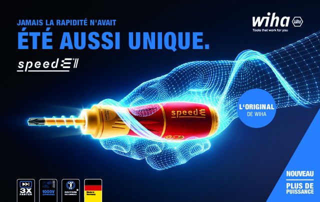 SpeedE II Wiha - la nouvelle génération du tournevis à assistance électrique