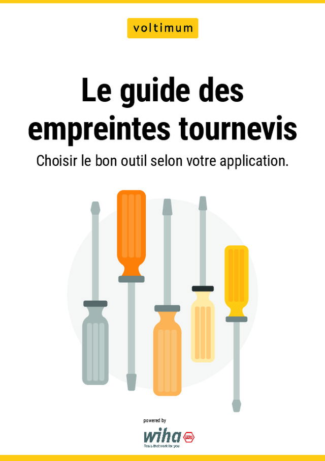 Le guide des empreintes tournevis