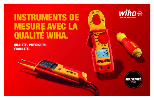 Wiha présente sa nouvelle gamme d'instruments de mesure