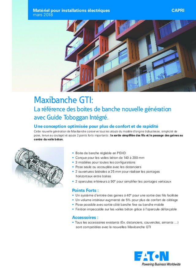 Maxibanche GTI : la référence des boîtes de banche nouvelle génération
