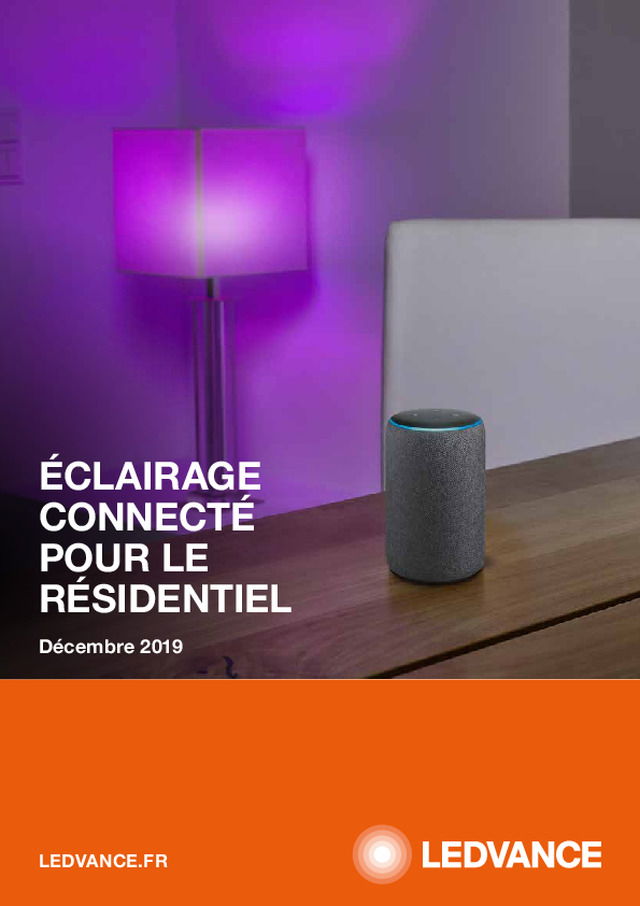 Éclairage connecté pour le résidentiel
