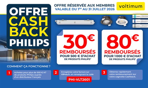 💡 Boostez vos projets avec Philips et profitez d’un cashback exclusif !