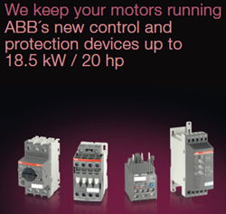 Keep motors running - ABB’s new control and protection devices