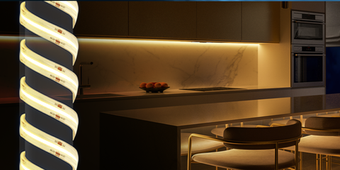 HOW TO USE LED COB STRIP - THE ONE WITH CONTINUOUS LIGHT & NO DOTS!