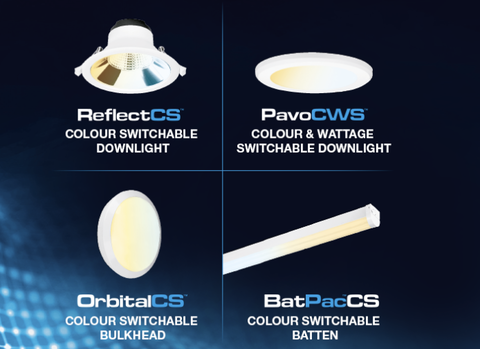 NEED TO IMPROVE COMMERCIAL SPACES? TRY COLOUR & WATTAGE SWITCHABLE LIGHTING