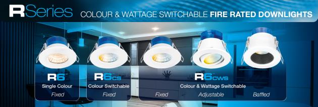 How wholesalers and contractors benefit from colour and wattage switchable luminaires