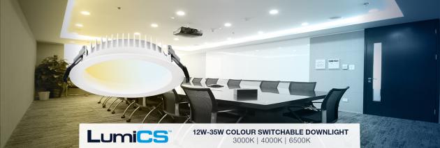 New Lumics Colour Switchable Downlight