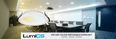 New Lumics Colour Switchable Downlight