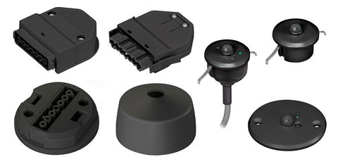 Black Flex7 PIR Sensor Head