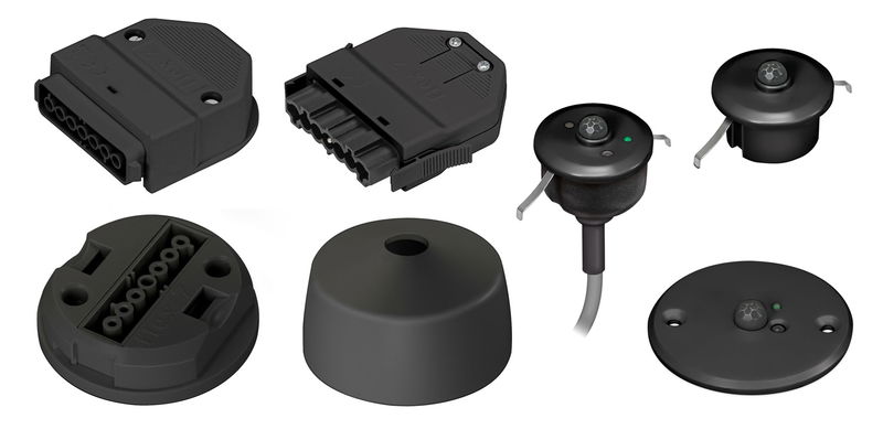 Black Flex7 PIR Sensor Head