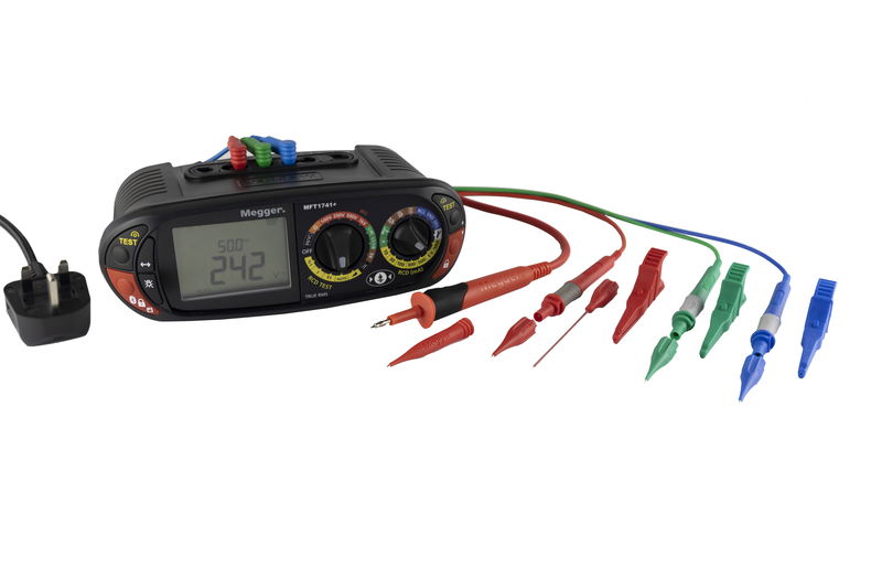 Megger&#039;s limited edition ‘Anniversary’ black MFT1741+ multimeter