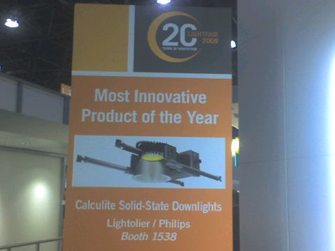Philips Wins Most Innovative Product of the Year at Lightfair 2009