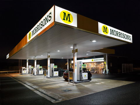 Philips LED lighting solutions creates first all LED petrol filling station in Europe